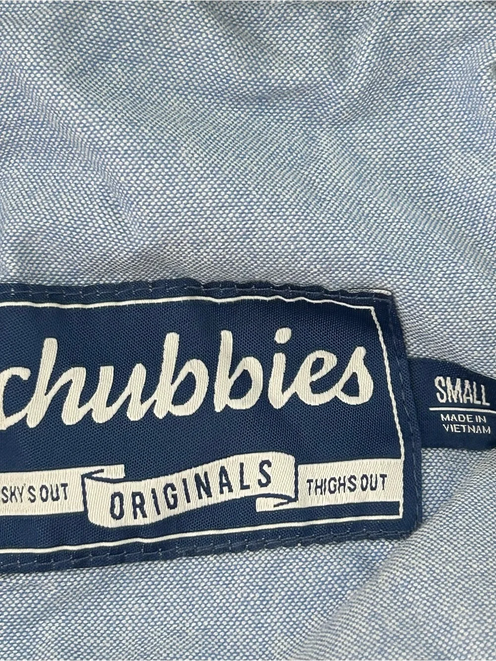 Chubbies Shorts Mens Small Red White Blue Flag Patriotic Holiday Beach Vacation